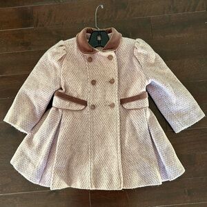 Vintage Rothschild Mauve Wool Coat | 3